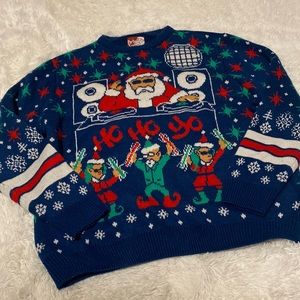 Elf Rave Ugly Christmas Sweater